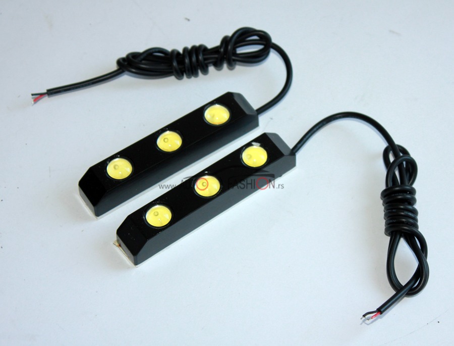 LED dnevno svetlo 3 diode