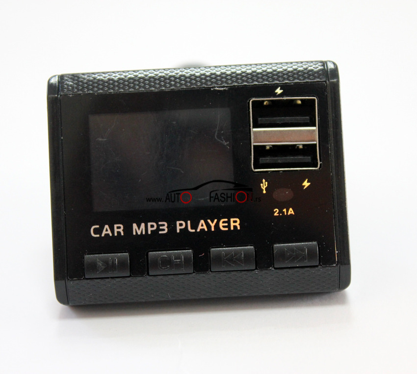 Transmiter FM MP3 12V-24V , 2xUSB, SD card, AUX