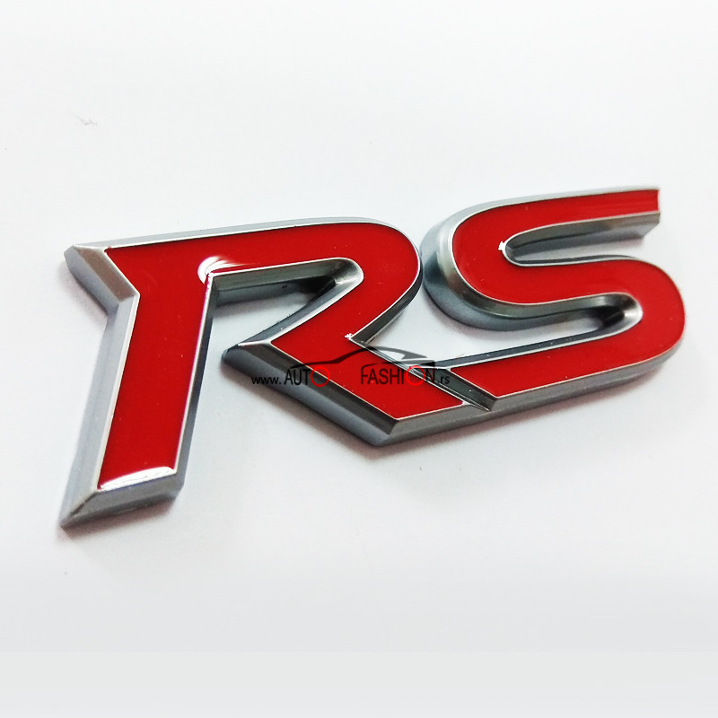 Natpis RS crveni – metal