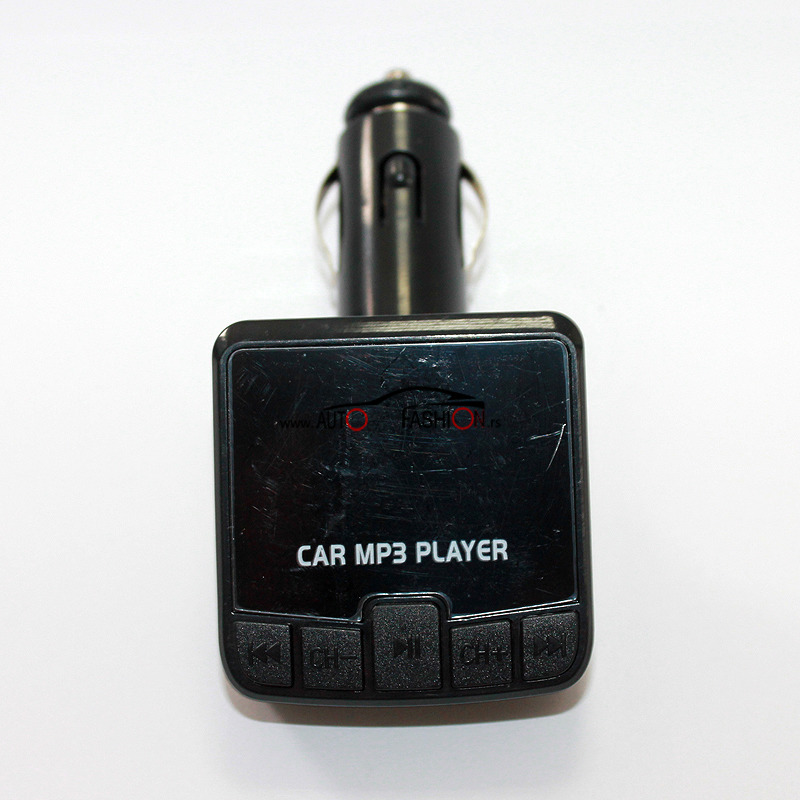 Transmiter FM MP3 na auto upaljač CRNI