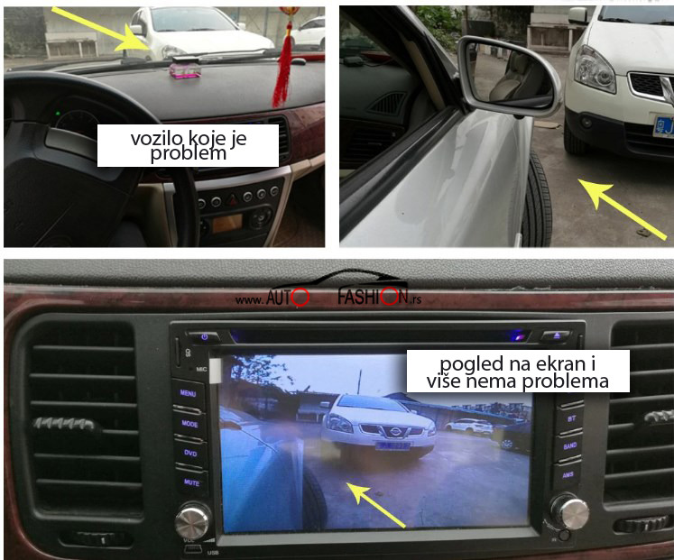 Kamera za mrtav ugao – za desni retrovizor