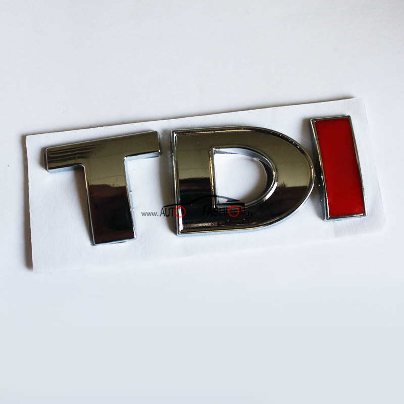 Natpis TDI – crveno I