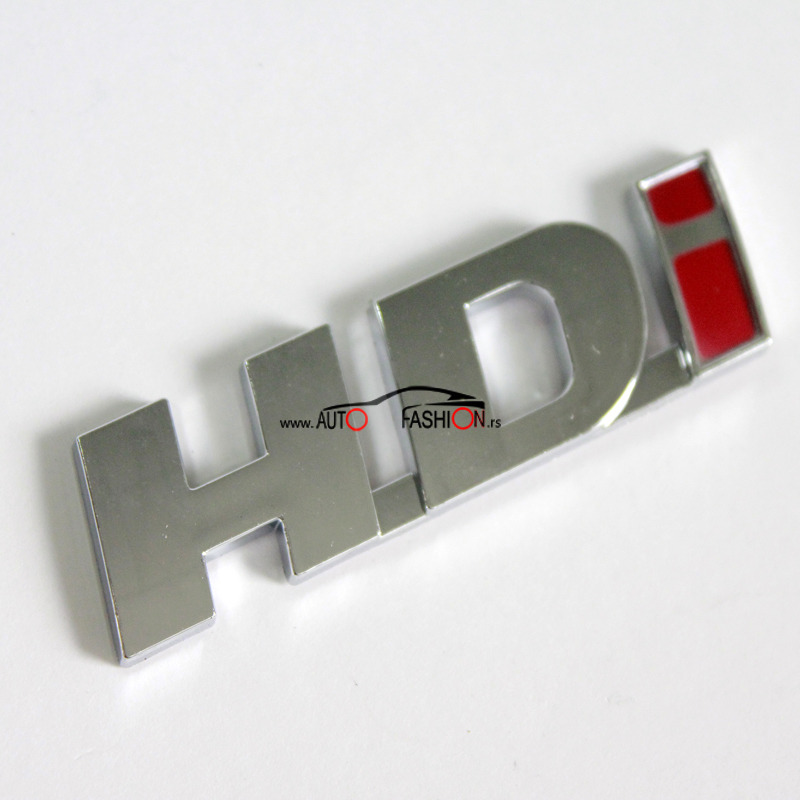 Natpis HDI – i crveno