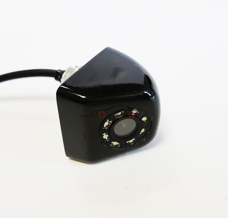 Kamera za parkiranje univerzalna crna LED na šraf