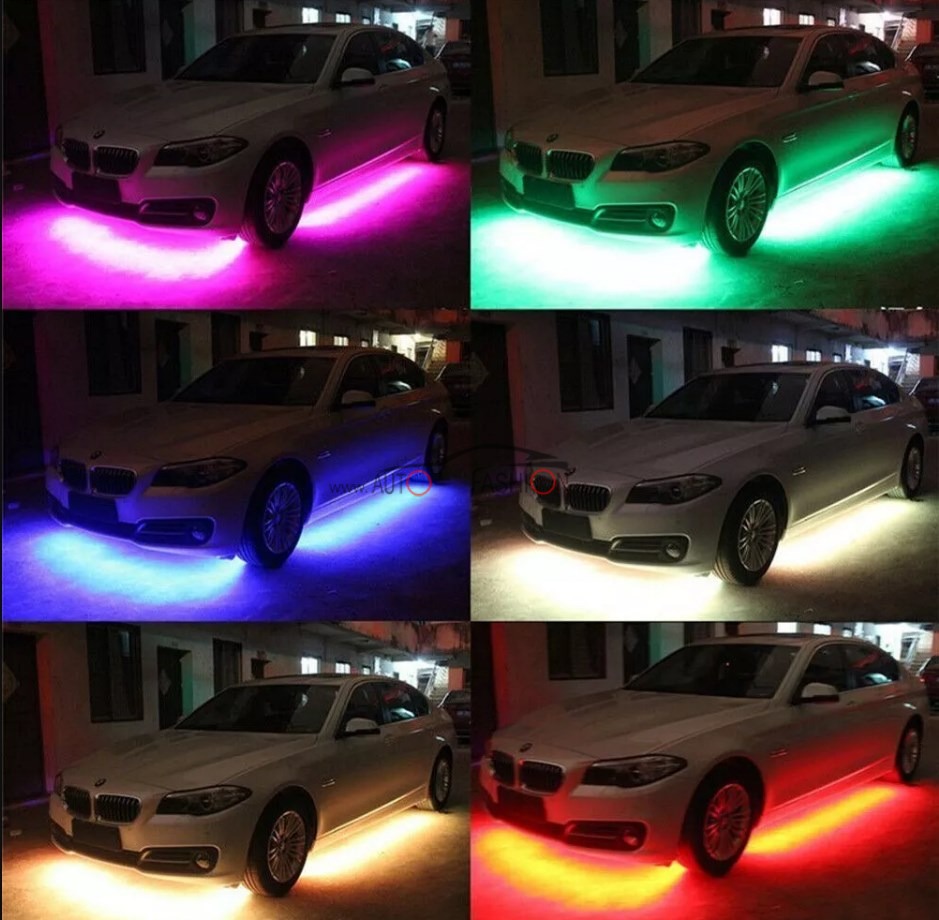 RGB LED podno dekorativno svetlo sa daljincem 60-90cm