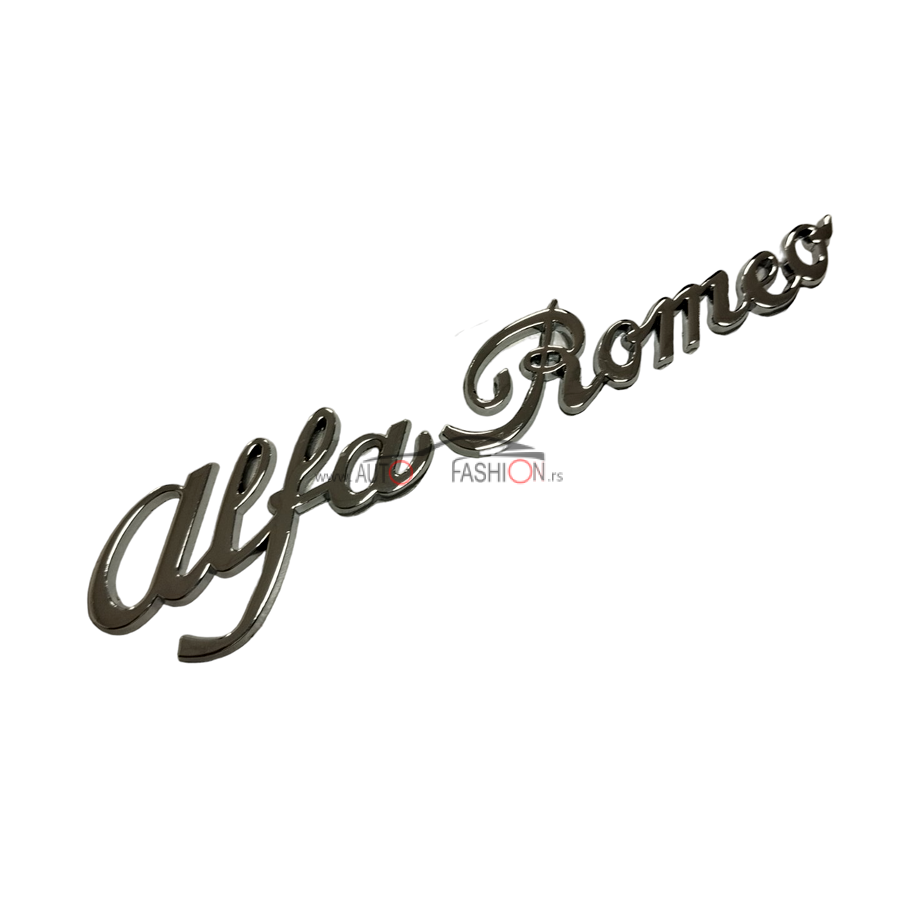 Natpis Alfa Romeo SILVER