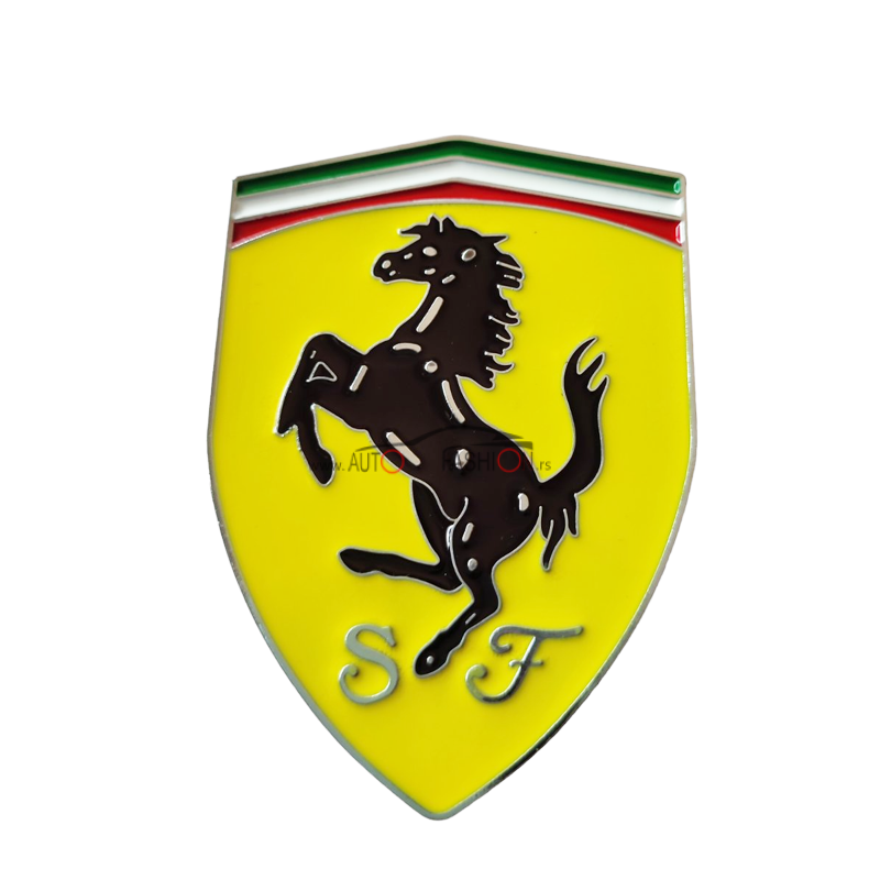 Znak Ferrari veliki ŽUTI