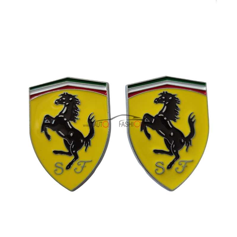 Znak Ferrari ŽUTI u paru