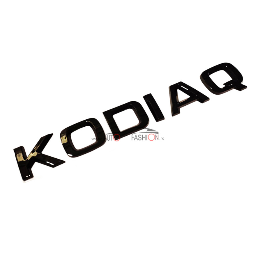 Natpis Kodiaq – crni sjaj